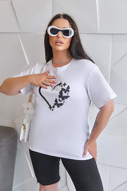 Жіноча футболка з малюнком "Spark" оптом | Норма і батал Київ - фото 10