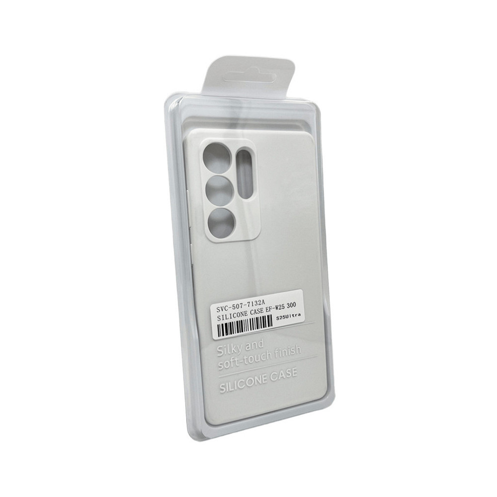 Чехол Cosmic Silicone для Samsung Galaxy S25 Ultra Белый Киев - изображение 1