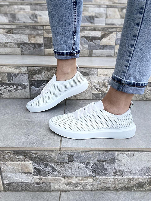 GREMMY Кеди жіночі GREMMY 98 білі (весна-літо, шкіра натуральна) (4404) Коломыя - изображение 1