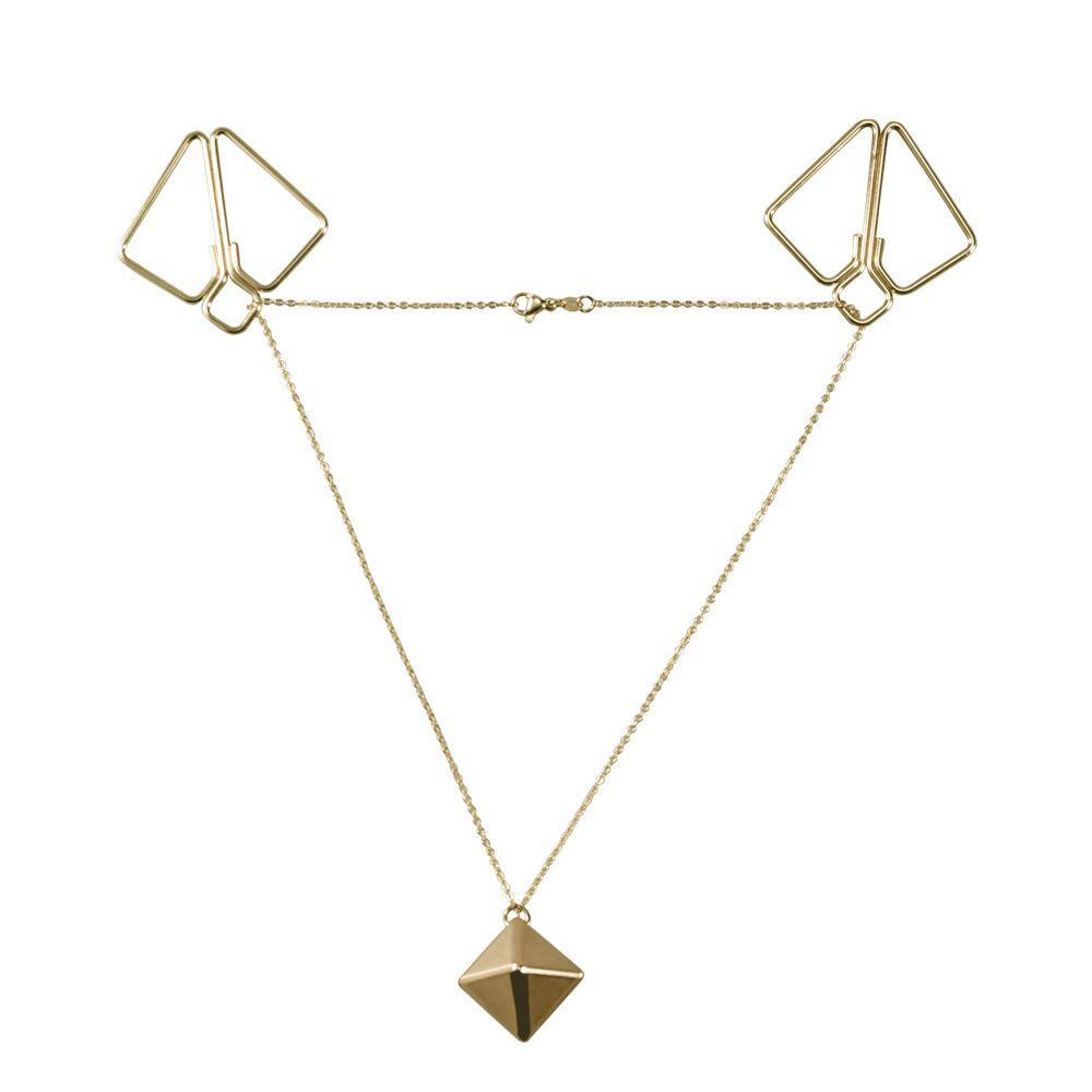 Затискачі для сосків із важкою підвіскою LOCKINK Nipple Clamps with Heavy Pendant - Golden Sex Aura Київ - фото 1