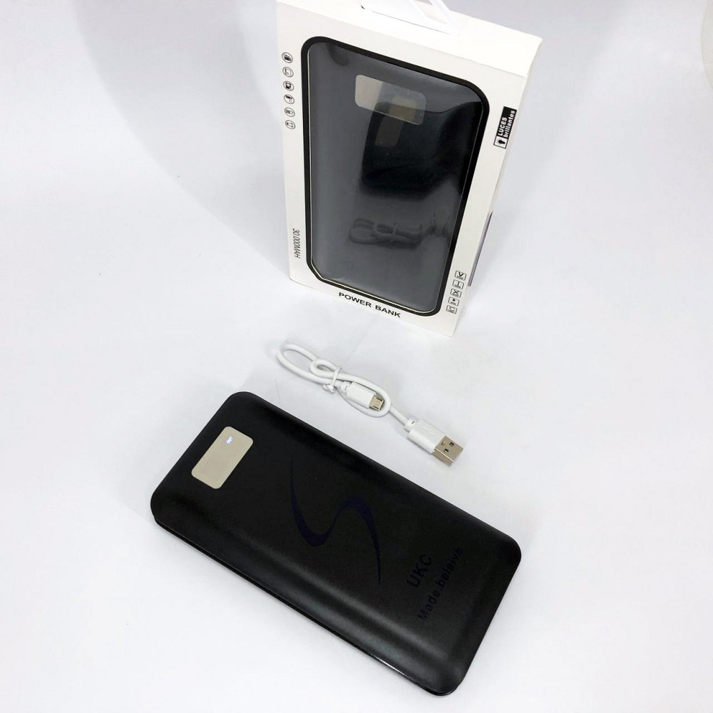 Хороший повербанк з ліхтариком Power Bank 30000 mAh UKC, Power bank для планшета телефону WX-80 Львів - фото 19