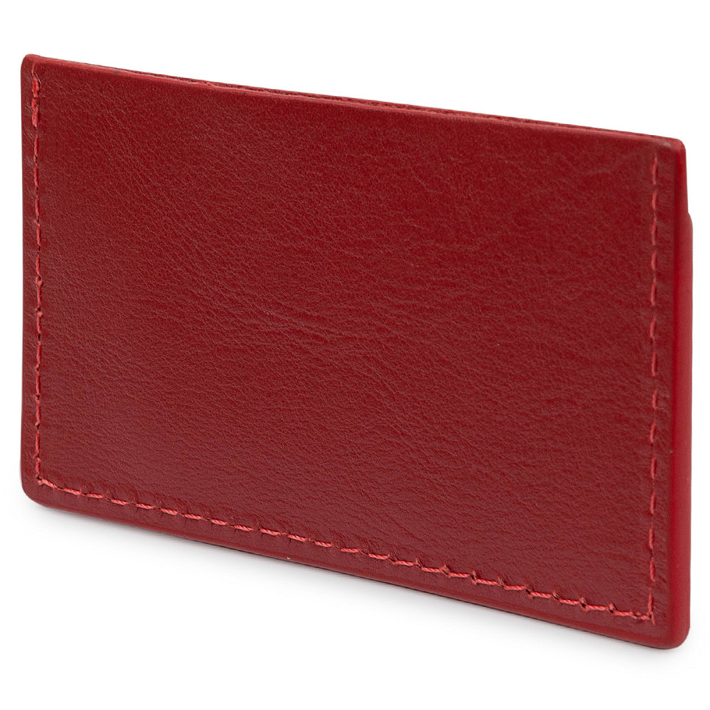 Шкіряний жіночий картхолдер GRANDE PELLE 11396 Червоний Київ - фото 8
