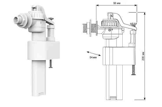Клапан заповнення SIAMP Brio 751-1/2P Київ