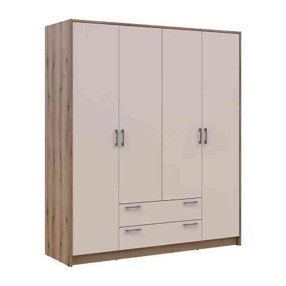 Шкаф для одежды Doros Ронди Дуб Артизан/Кашемир 4ДСП 160х52х195 DRS-011662 (80737825) Львов