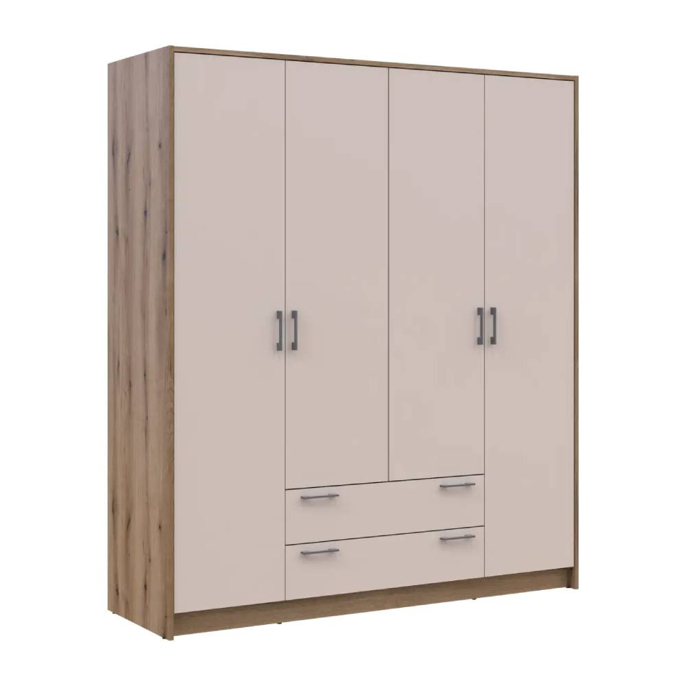 Шкаф для одежды Doros Ронди Дуб Артизан/Кашемир 4ДСП 160х52х195 DRS-011662 (80737825) Львов - изображение 6