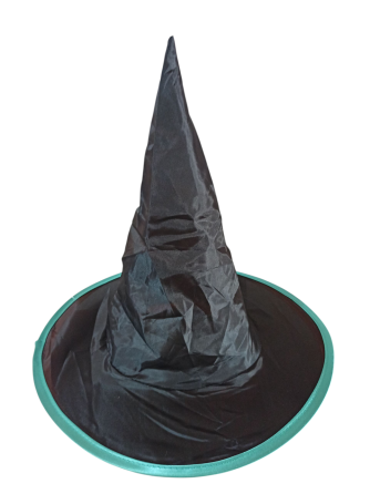Шляпа детская Ведьмы без рисунка для Хэллоуина 7-10 лет черный Киев