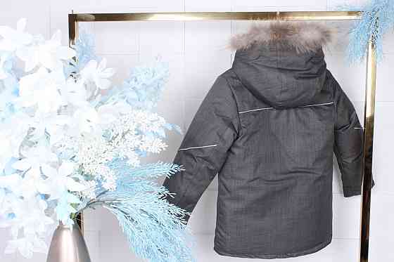 Детская зимняя куртка на мальчика 122 на холофайбере Николаев