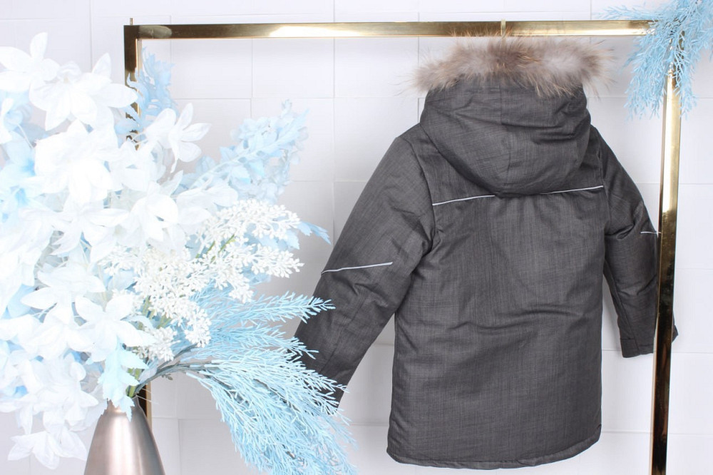 Детская зимняя куртка на мальчика 122 на холофайбере Николаев - изображение 3