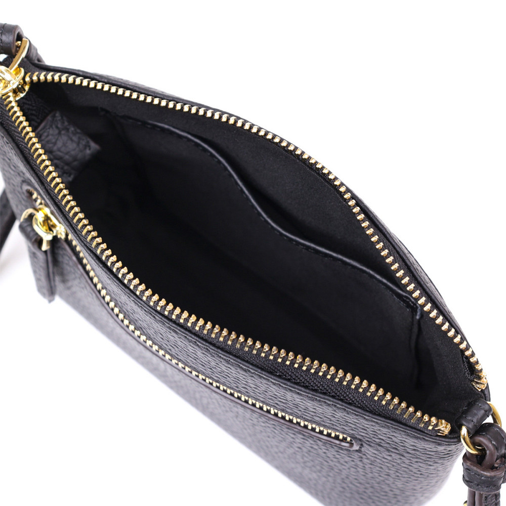 Женская кожаная сумка Vintage 20488 Черный Киев - изображение 6