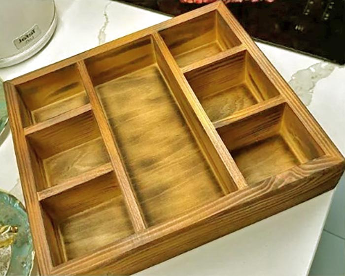 Менажница деревянная 