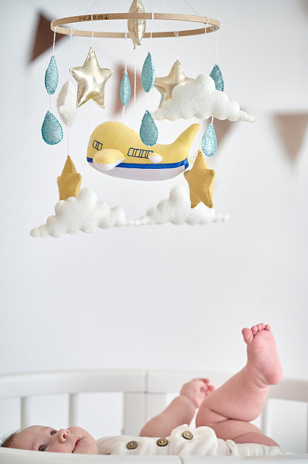 Дитячий мобіль на ліжечко для немовлят WooolyWool «Мрія» Київ - фото 2