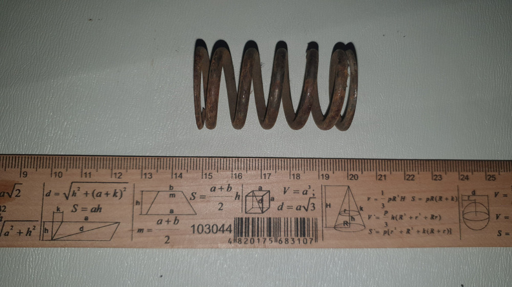 Пружина сжатия 26.8х48х3.5 мм. СССР. Харьков - изображение 2