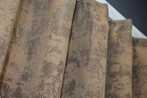 Комплект коротких штор VR-Textil Жакард Sultan YL № 1207ш Капучино 130х160 см 2 шт (39-157) Київ