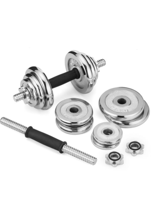 Набір гантелі в кейсі Gymtek хромовані 2х10кг Киев