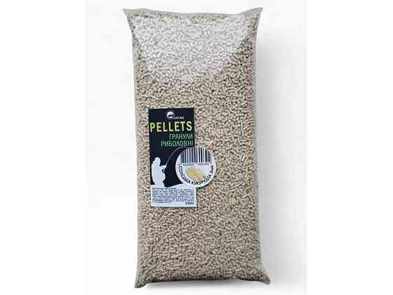 Принада в гранулах Pellets Солодка кукурудза 2мм 1кг ТМ FISHTIME Киев