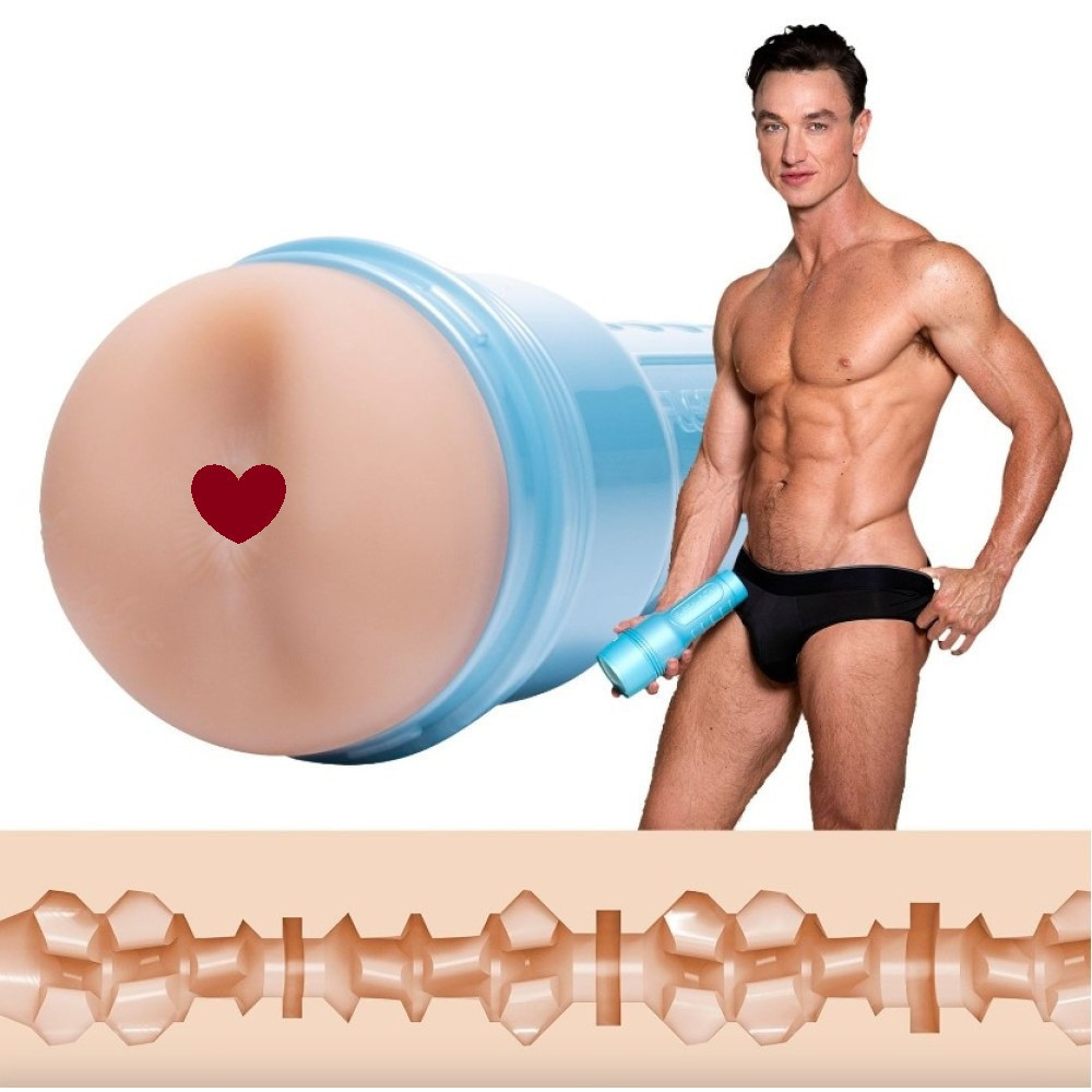 Мастурбатор попа з кібершкіри у колбі Fleshjack Boys Cade Maddox, тілесний Sex Aura Київ - фото 1
