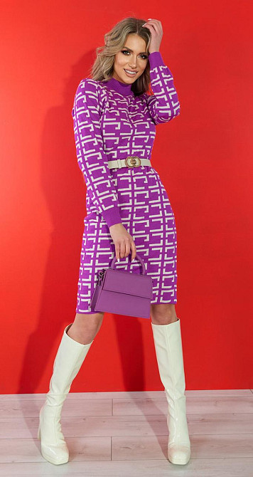 Вязанное платье гольф (42) Киев - изображение 2