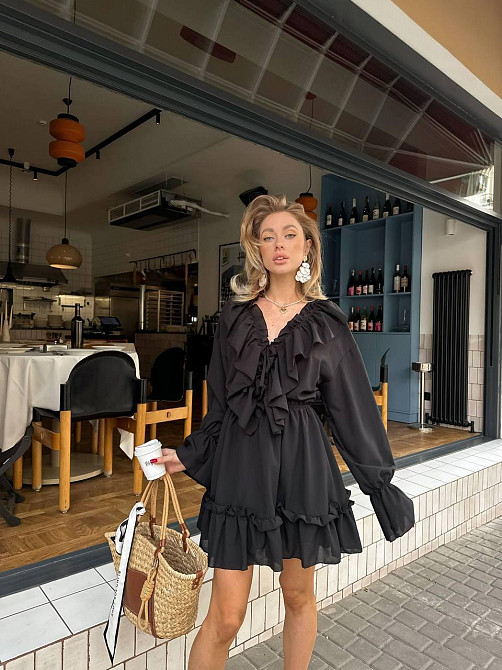 Женское привлекательное повседневное платье креп-шифон Одесса - изображение 1