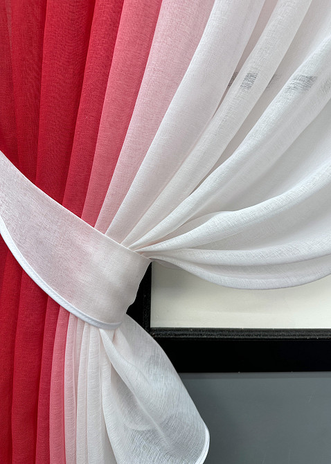 Кухонные шторки VR-Textil № 106к батист 