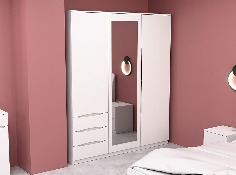 Шкаф Дельта 2, Белый, 1800х550х2100 Львов - изображение 3