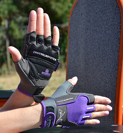 Рукавички для фітнесу Power System PS-2570 Woman’s Power жіночі Purple M Каменское - изображение 5
