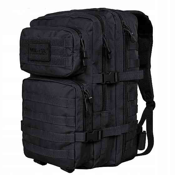 Тактичний Рюкзак 36 літрів із системою Molle 25 мм Mil-Tec від Sturm "Assault Large" (14002202) Blac Нововолинськ
