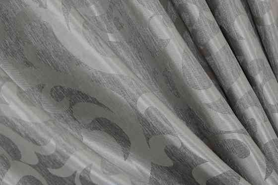 Шторна тканина жакард, колекція "Вензель", висота 2,8м колір сірий 293ш Київ