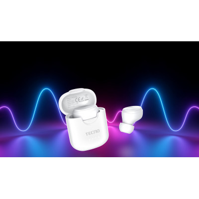 Наушники Tecno Minipods M1 Mono White (4895180759475) Винница - изображение 2