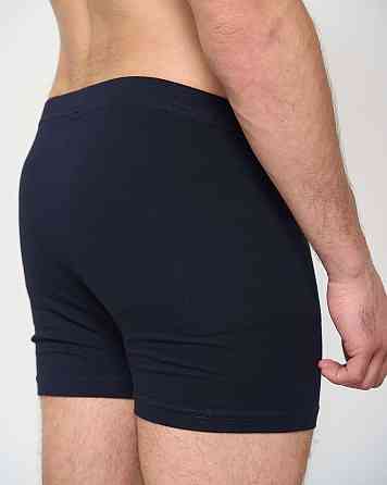 Трусы-шорты мужские однотонные - Tom John 2101-3K XL, Синий Киев