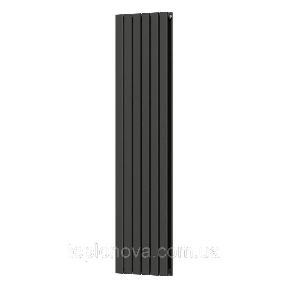 Вертикальный радиатор Largo Double 456х1800-6, anticor, черный муар Черновцы - изображение 8