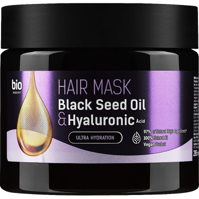 Маска для волосся Bio Naturell Black Seed Oil &amp; Hyaluronic Acid 295 мл (4820168434983) Вінниця - фото 1