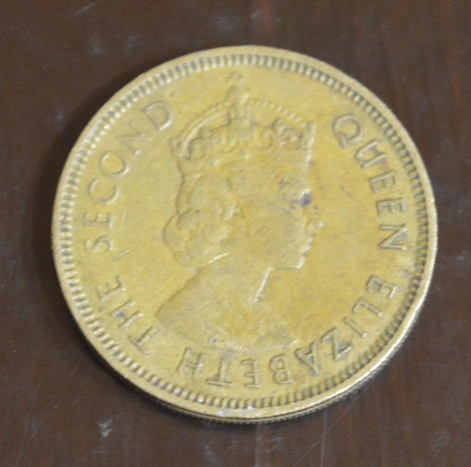 Гон-Конг 10 центов 1963 год, (БА) Полтава - изображение 1