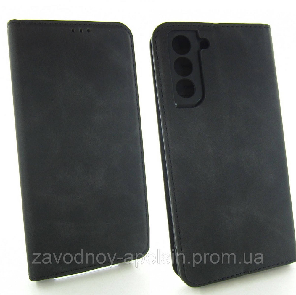 Чохол книжка Samsung S21 FE G990 Захист камери (чорний) Одеса - фото 1