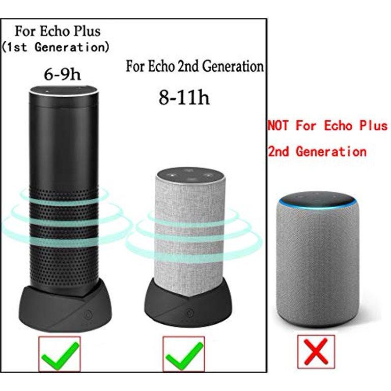 Портативна акумуляторна база для Amazon Echo 2 / Echo Plus 1 покоління — бездротова док-станція з USB виходом Київ - фото 4