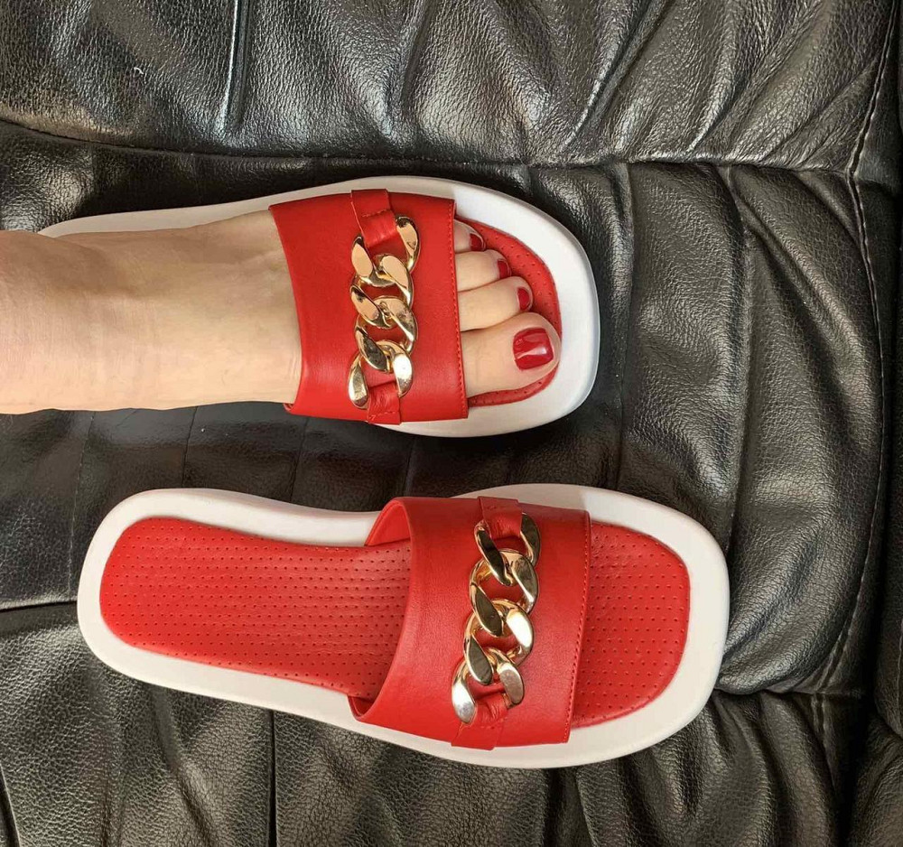 Asti Шльопанці жіночі ASTI 106 червоні (літо, шкіра натуральна) (4508) Коломыя - изображение 1