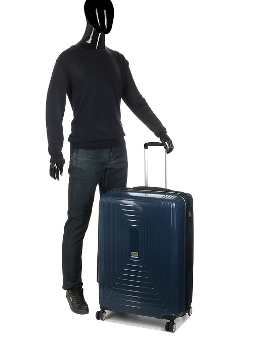 Валіза пластикова AIRTEX 241 велика 78 см синя Київ - фото 10