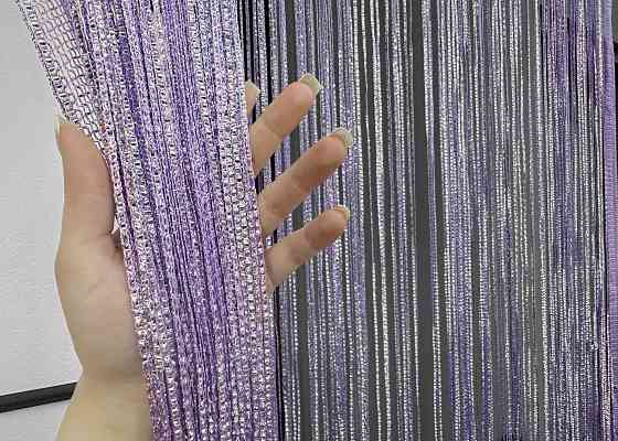 Шторы-нити Rovi Premium с люрексом Сиреневый 300х300см 1 шт (61-111) Киев