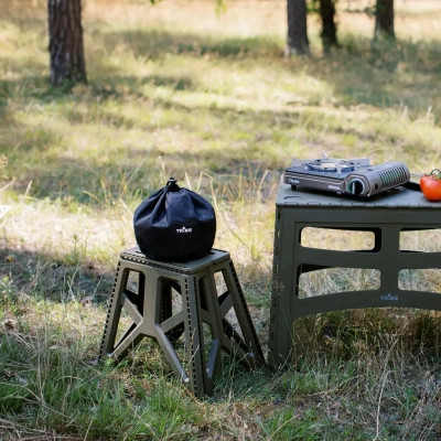 Стілець складаний Tribe Camp Chair High пластиковий Olive (T-EF-0002-olive) Вінниця - фото 5