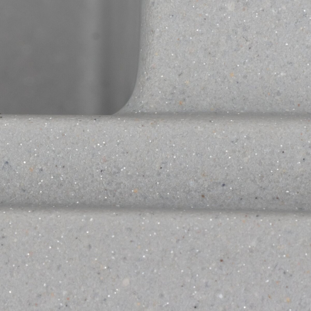 VALESO Гранітна мийка для кухні VALESO 7950 AZURIT матовий Сірий металік Київ - фото 5