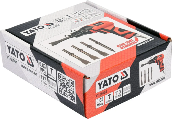 Молоток відбійний YATO YT-09904 пневматичний 4 долота Коломия