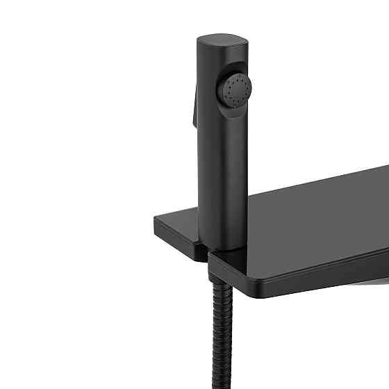 Душова система пристінна Kroner KRP Armada з гігієнічним душем - SCH066 чорна Київ