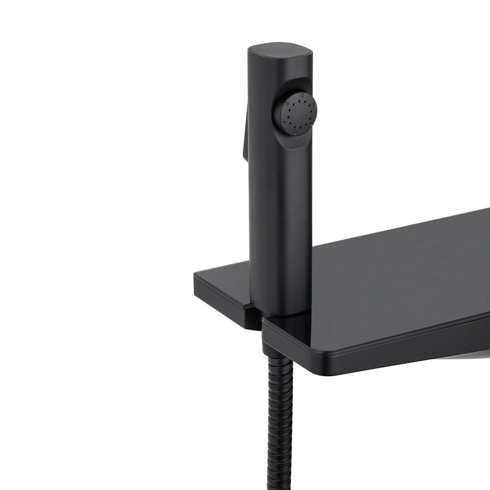 Душова система пристінна Kroner KRP Armada з гігієнічним душем - SCH066 чорна Київ - фото 4