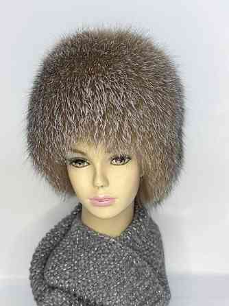 Меховая шапка женская кубанка с блюфрост Золотистый Харьков