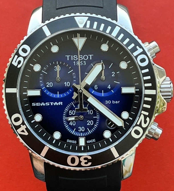 Дайверський годинник TISSOT Seastar 1000 (НОВНІ) T120417 ремінець, браслет. Київ - фото 7