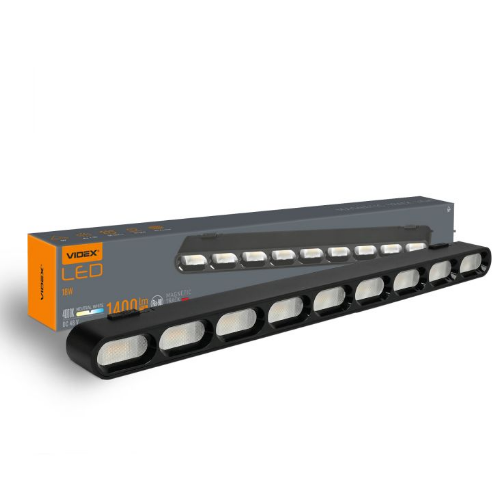 LED Світильник магнітний трековий 18W 4000К 48V чорний VL-TRMS-LD19B Videx Житомир