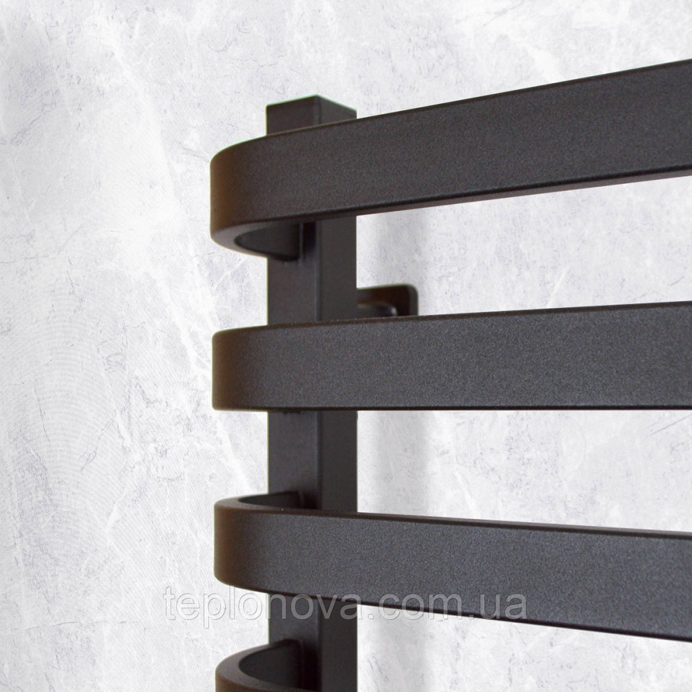 Сушарка для рушників електрична Navin Stugna 480х1200 Sensor ліва чорний муар Чернівці - фото 3