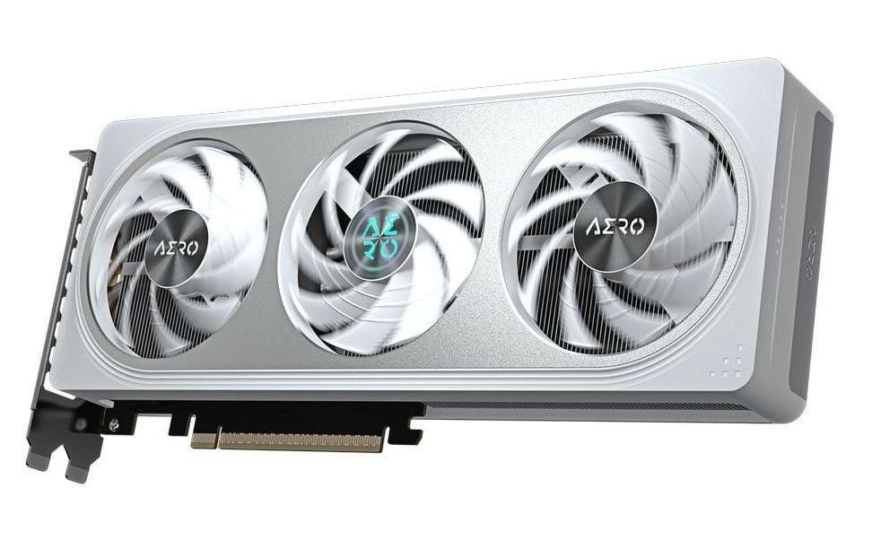 Відеокарта GF RTX 5060 8 GB GDDR7 Aero OC Gigabyte (GV-N5060AERO OC-8GD) ( Silver ) Харьков - изображение 5