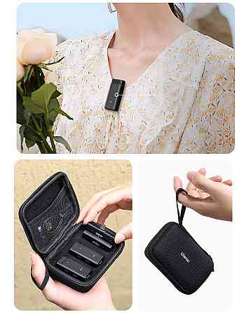 Беспроводной микрофон на два телефона одновременно Type-C Lightning Ulanzi HM2301 Киев