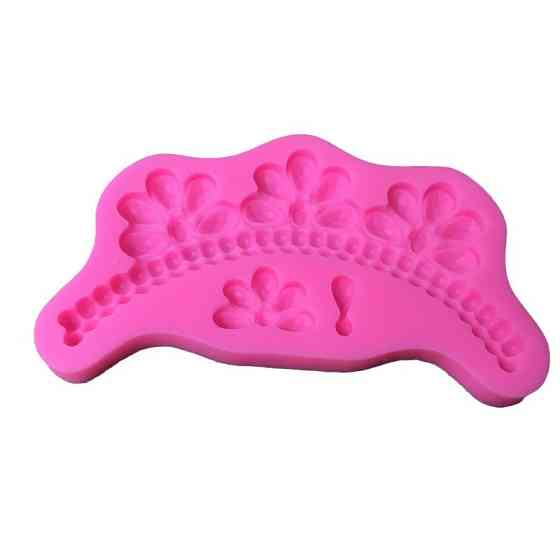 Молд силиконовый Ожерелье 126 на 67 мм розовый Киев