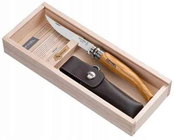Кухонний Ніж філейний з чохлом у пеналі Opinel No.10 "Slim" (001090) Нержавіюча сталь Нововолинськ
